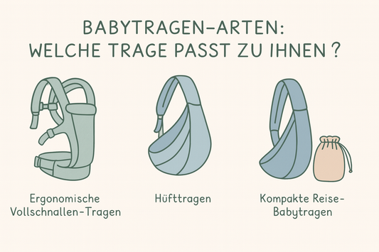 Babytragen-Arten: Welche Trage passt zu Ihnen?