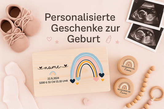 Personalisierte Geschenke zur Geburt: Bleibende Erinnerungen schaffen 🎁👶