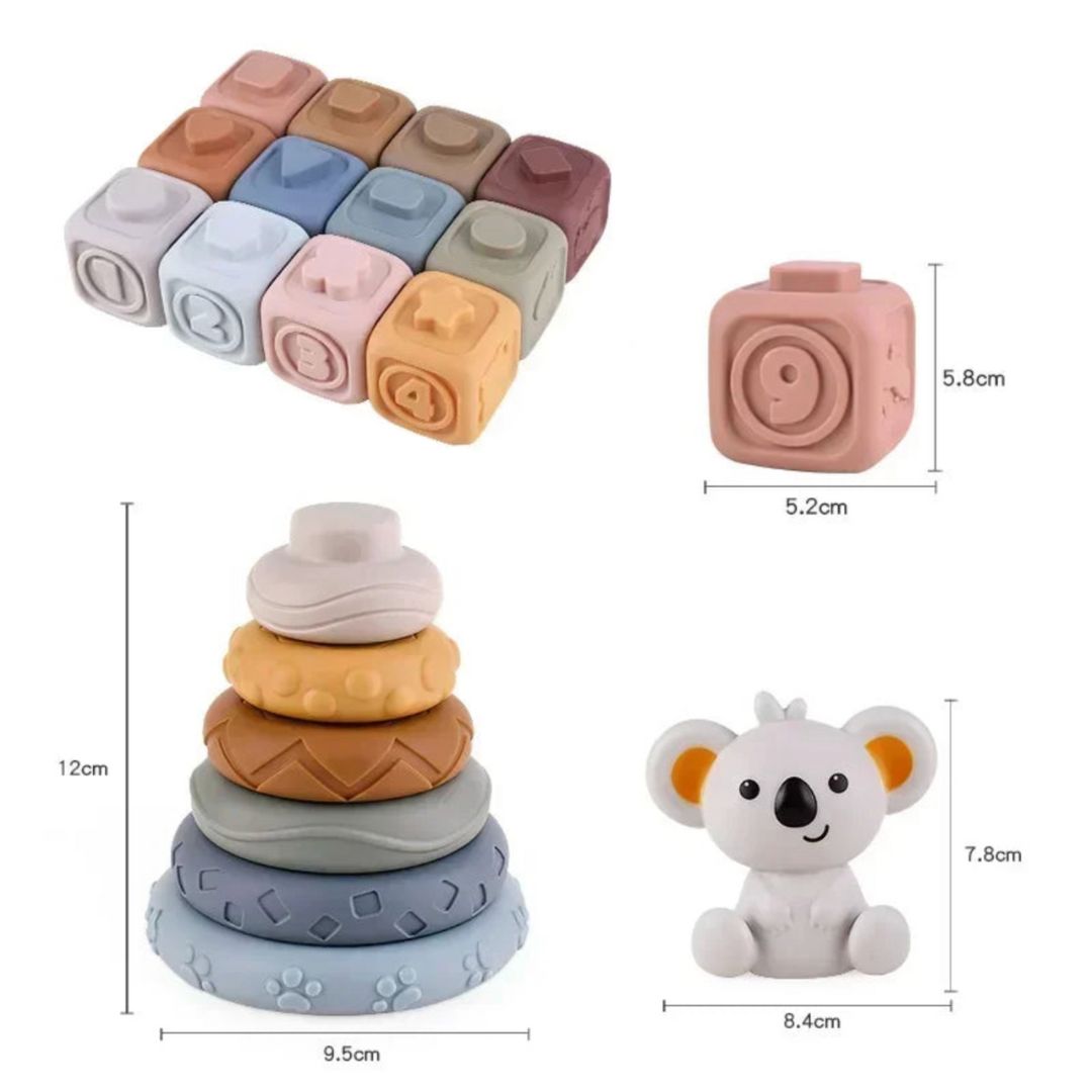 Silikon-Bausteine für Babys & Kleinkinder