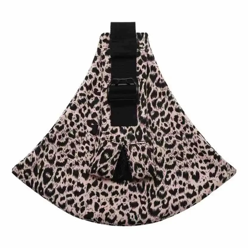 Baby Front und Hüfttrage – Rückenschonend in pink Leopard