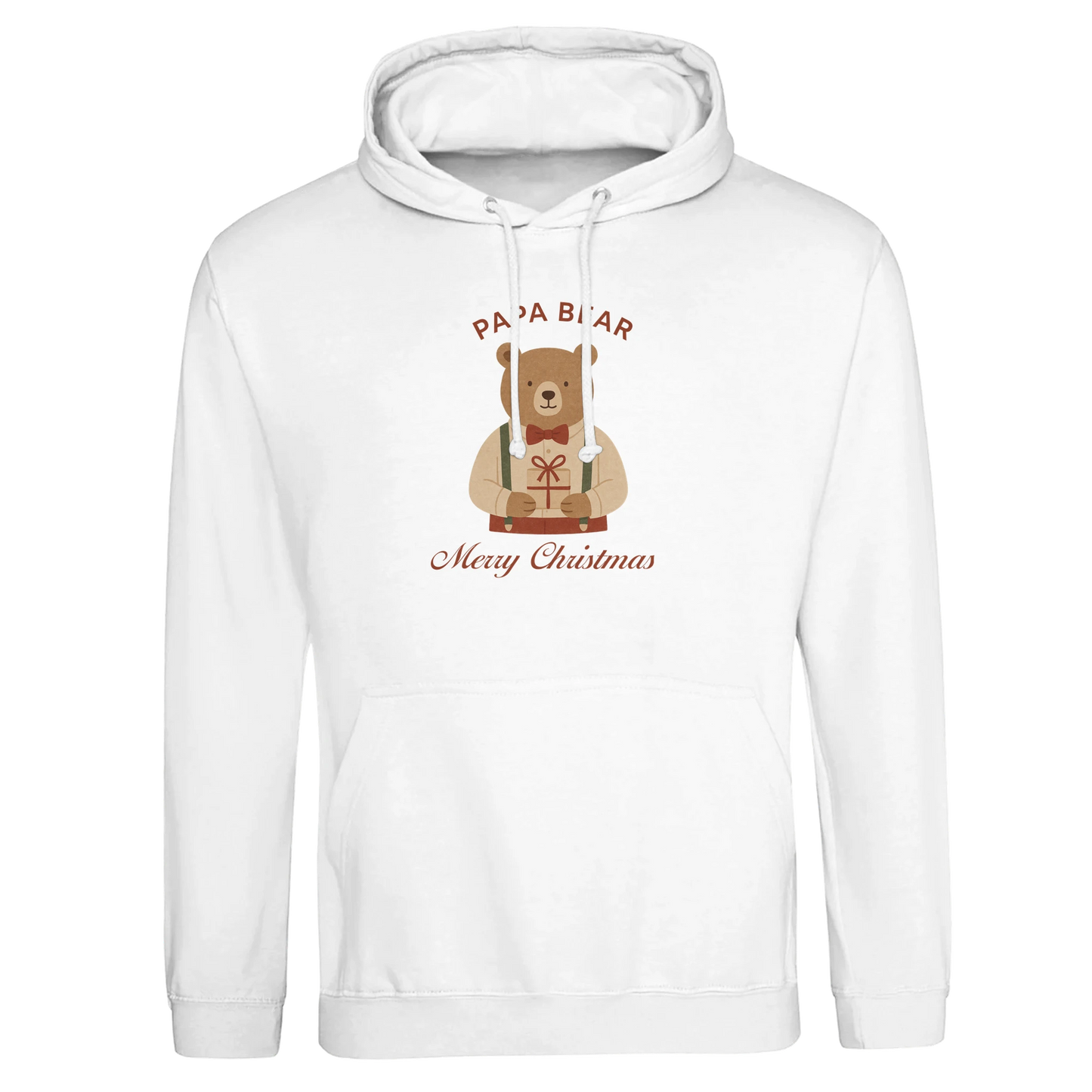 Weihnachtshoodie - Qualität und Design von Kiddoskiste in weiss