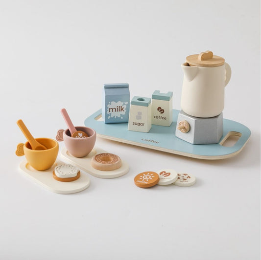 Holz Kaffeeset für Kinder – Nachhaltiges Rollenspielvergnügen