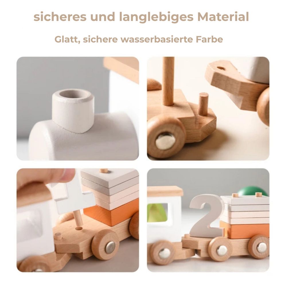 Holzspielzug - Montessori Lernspielzeug