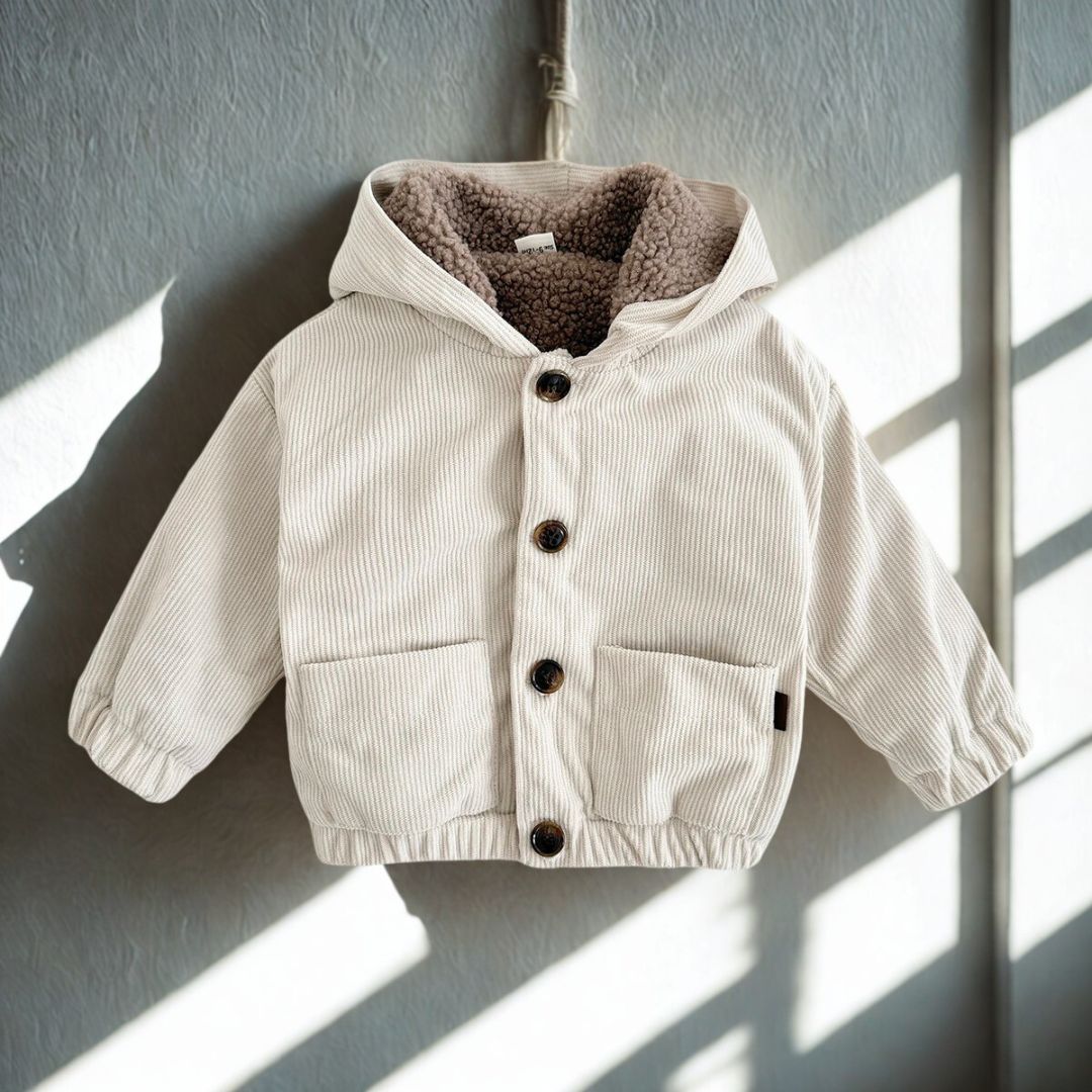 Kinderjacke mit Teddyfellfutter