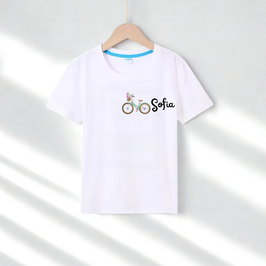 Mädchen T-Shirt in weiss