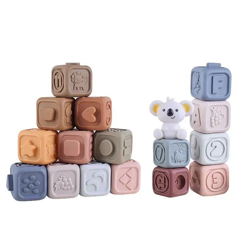 Silikon-Bausteine für Babys & Kleinkinder