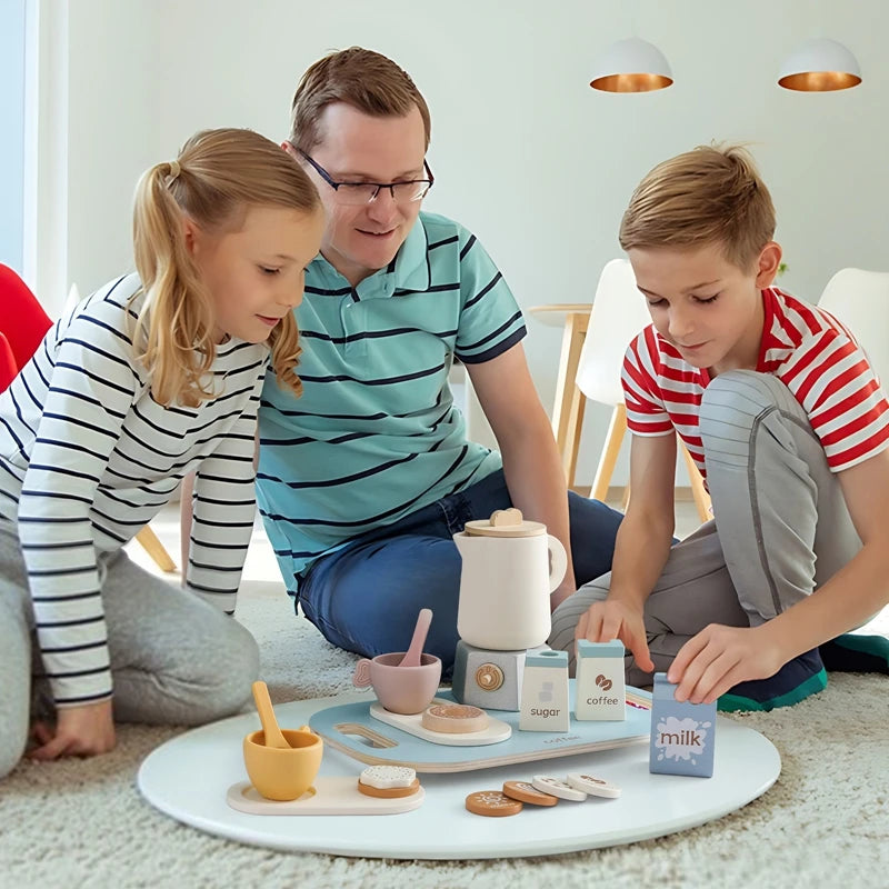 Holz Kaffeeset für Kinder – Nachhaltiges Rollenspielvergnügen