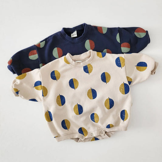 Baby Strampler mit Ballon-Muster