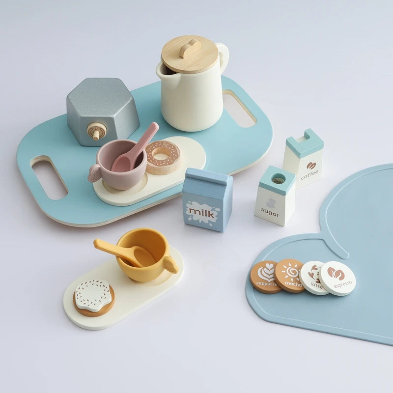 Holz Kaffeeset für Kinder – Nachhaltiges Rollenspielvergnügen