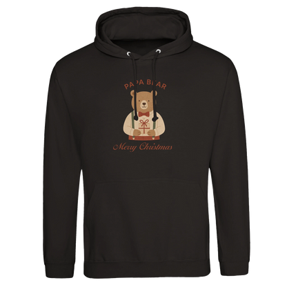 Weihnachtshoodie - Qualität und Design von Kiddoskiste in schwarz